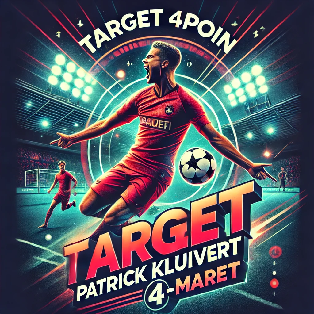 Target 4Poin Patrick Kluivert di Bulan Maret