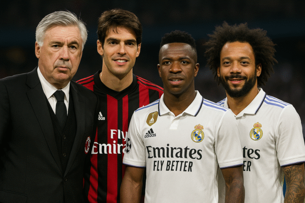 Pemain Brasil yang Gacor Saat Dilatih Carlo Ancelotti: Kaka hingga Vinicius Junior