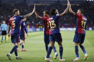 Barcelona vs Inter Milan 1 Mei 2025