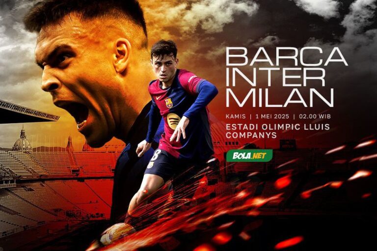 Barcelona vs Inter Milan 1 Mei 2025