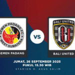 Laga BRI Super League: Semen Padang Hadapi Bali United